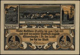 Duitsland - Noodgeld - Eschershausen Grab.: 351 1 Mark 1921