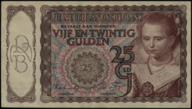 Nederland  PL63.b 25 Gulden 1943