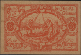 Oostenrijk - Noodgeld - St. Georgen im Attergau KK.889 10 Heller 1920