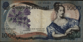 Portugal P172 1,000 Escudos 1967