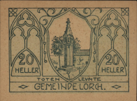 Austria - Emergency issues - Lorch KK.:564 20 Heller 1920