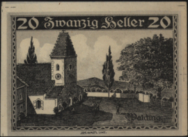 Oostenrijk - Noodgeld - Walding KK. 1132 20 Heller 1920