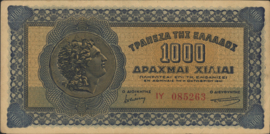 Griekenland P117 1.000 ΔΡΑΧΜΑΙ / Drachmes / Drachmai 1941