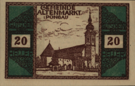 Oostenrijk - Noodgeld - Altenmarkt  KK.:31 20 Heller 1920