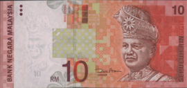 Malaysia  P42 10 Ringgit 1999