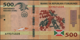 Burundi  P50/B236 500 Francs 2018