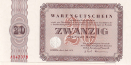 Duitsland - BRD - Bethel   P-WNLB6 20 Deutsche Mark 1973
