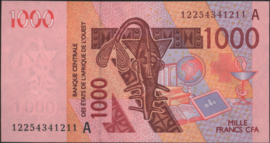 Ivory coast P115A.a 1,000 Francs 2003