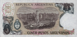 Argentinië P312.a1 5 Pesos Argentinos 1983-84 (No date)