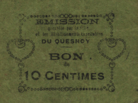 Frankrijk - Noodgeld - Le Quesnoy JPV-59.3134 10 Centimes 1915