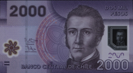 Chile P162 2,000 Pesos 2014