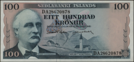 Ijsland  P44 100 Kroner 1961