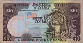 Samoa  P34/B109 10 Tala 2002-05