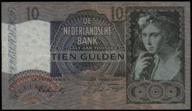Nederland - Bankbiljet  PL38.b 10 Gulden 1942