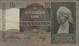 Nederland  PL37.a 10 Gulden 1940