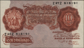 Great Britain / UK P368.b 10 Shillings 1948-1960 (No date)