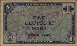 Germany - Allied occupation P2.a 1 Mark 1948 (No date)