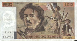 France P154.d 100 Francs 1989