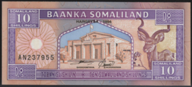 Somaliland  P2/B102 10 Shillings 1996