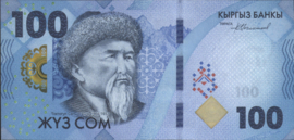 Kyrgyzstan (Kyrgyz Republic)  P36 100 Som 2024