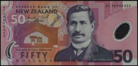 Nieuw Zeeland P188 50 Dollars 1999