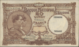 België  P98 20 Francs 1931