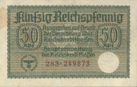 Reichskredit-kassenscheine PL1300.1 50 Reichspfennig 1939