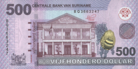 Surinam Dollars PLSD2.7.a 500 Dollars 2024