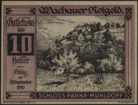 Oostenrijk - Noodgeld - Wachauer Notgeld KK. 1122 10 Heller 1920