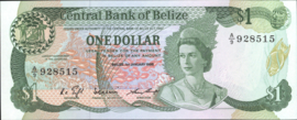 Belize  P46 1 Dollar 1986