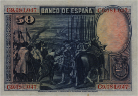 Spanje  P75.b 50 Pesetas 1928