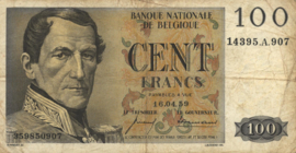 België P129.c 100 Francs 1952-1959