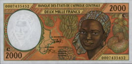 Congo Republic (Brazzaville) P103C 2,000 Francs 2000