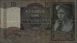 Netherlands  PL38 10 Gulden 1941