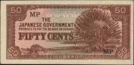 Malaya PM4.b 50 Cents 1942-1945