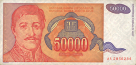 Yugoslavia P142 50,000 Dinara 1994