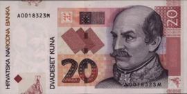 Kroatië  P39 20 Kuna 2001