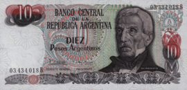 Argentinië P313.a1 10 Pesos Argentinos 1983-84 (No date)