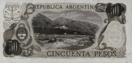 Argentinië P296 50 Pesos 1974-75 (No date)