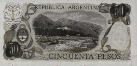 Argentina P296 50 Pesos 1974-75 (ND)