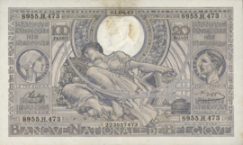 Belgium P107.4 100 Francs / 20 Belgas Model 1933