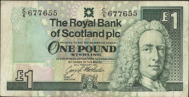 Schotland - Royal Bank of Scotland plc P351.c 1 Pound 1993