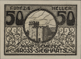Oostenrijk - Noodgeld - Gross-Siegharts KK.:297 50 Heller 1920