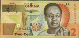 Ghana  P37A 2 Cedis 2017