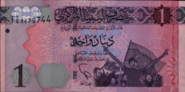 Libya  P76 1 Dinar 2013