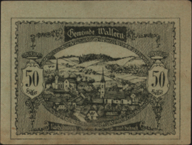 Oostenrijk - Noodgeld - Wallern KK. 1136 50 Heller 1920 (No date)