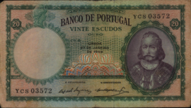 Portugal P153 20 Escudos 1959