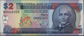 Barbados P54.b 2 Dollars 1999-2000 (No date)