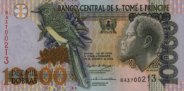 Sao Tome and Principe  P66 10.000 Dobras 2004