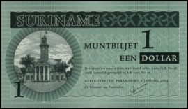 Suriname - SRD   PLSD1.a 1 Dollar 2004